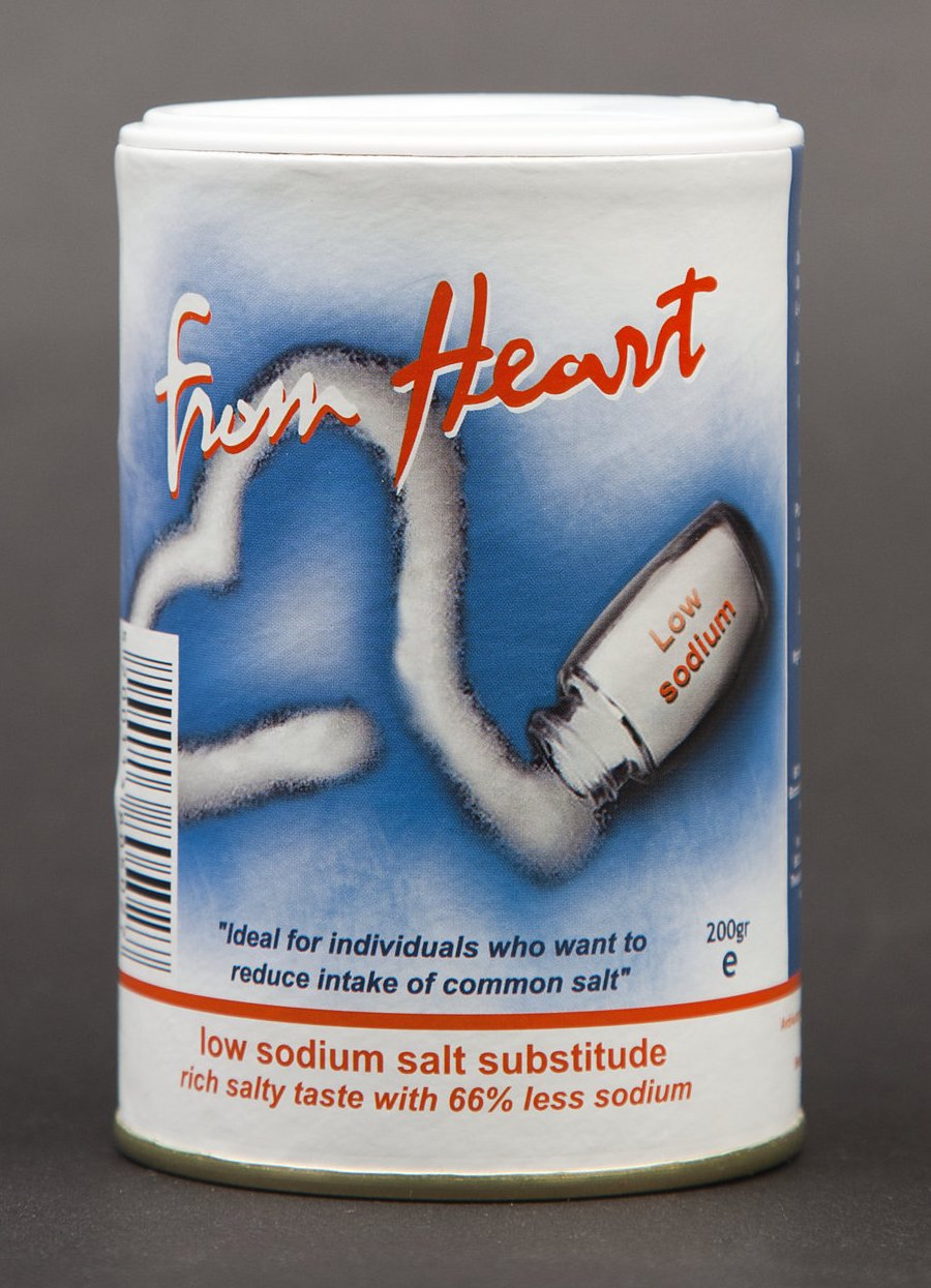Sustitutivo de sal al 66% Con sal marina al 33%